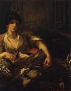 Eugene Delacroix algeriska kvinnor Germany oil painting artist